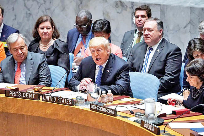 Consequences of the US defeat in the Security Council